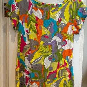 Trina Turk Vibrant Abstract Top